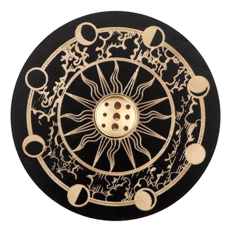 Astrological Wooden Incense Plate - Image 8