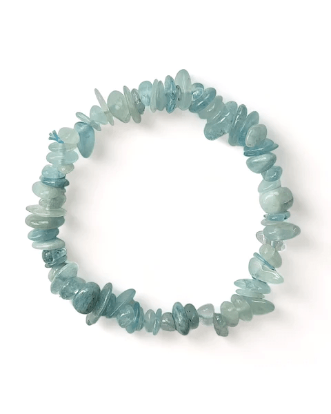 Aquamarine Chipped Bracelet