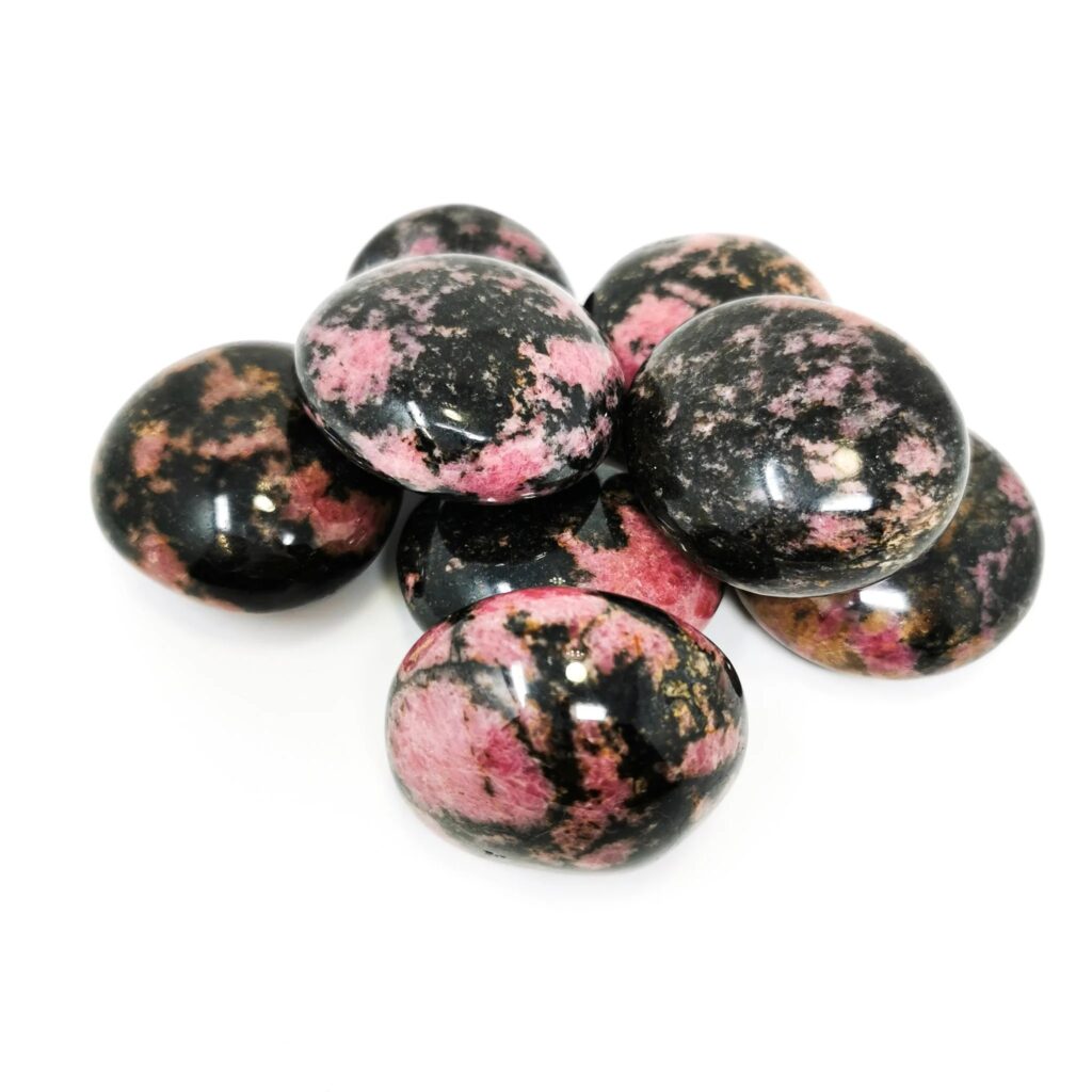 Rhodonite Jumbo Palm Stone