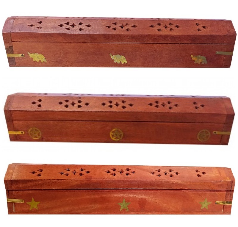 Wooden Incense Smoke Box