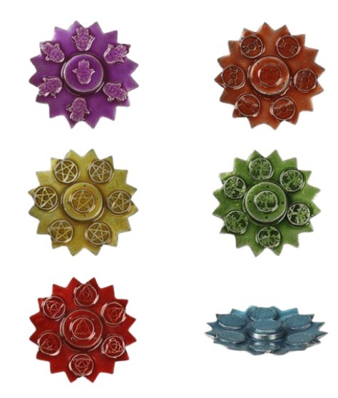 Aluminium Incense Plate with Symbols