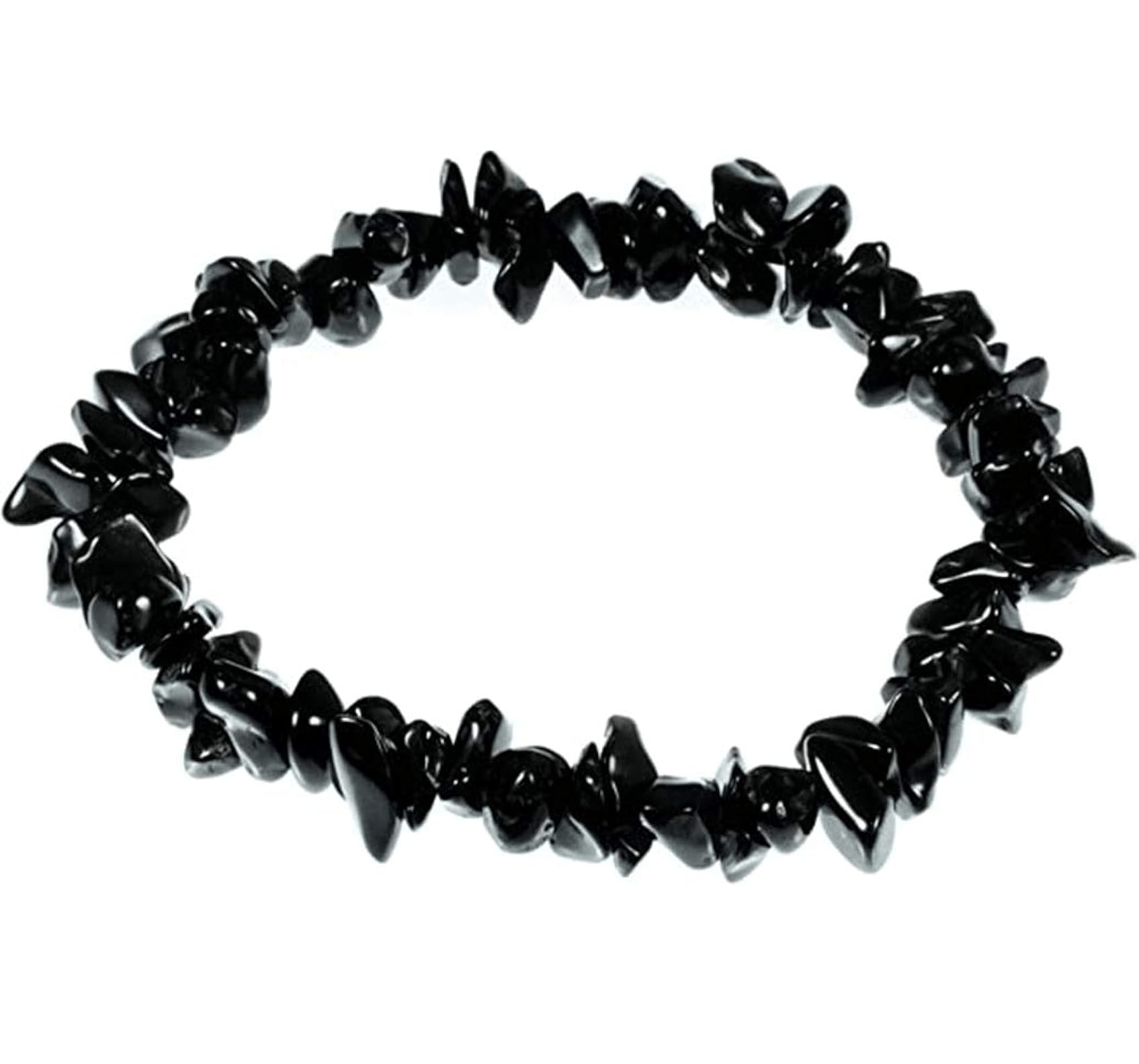 Black Tourmaline Chipped Bracelet
