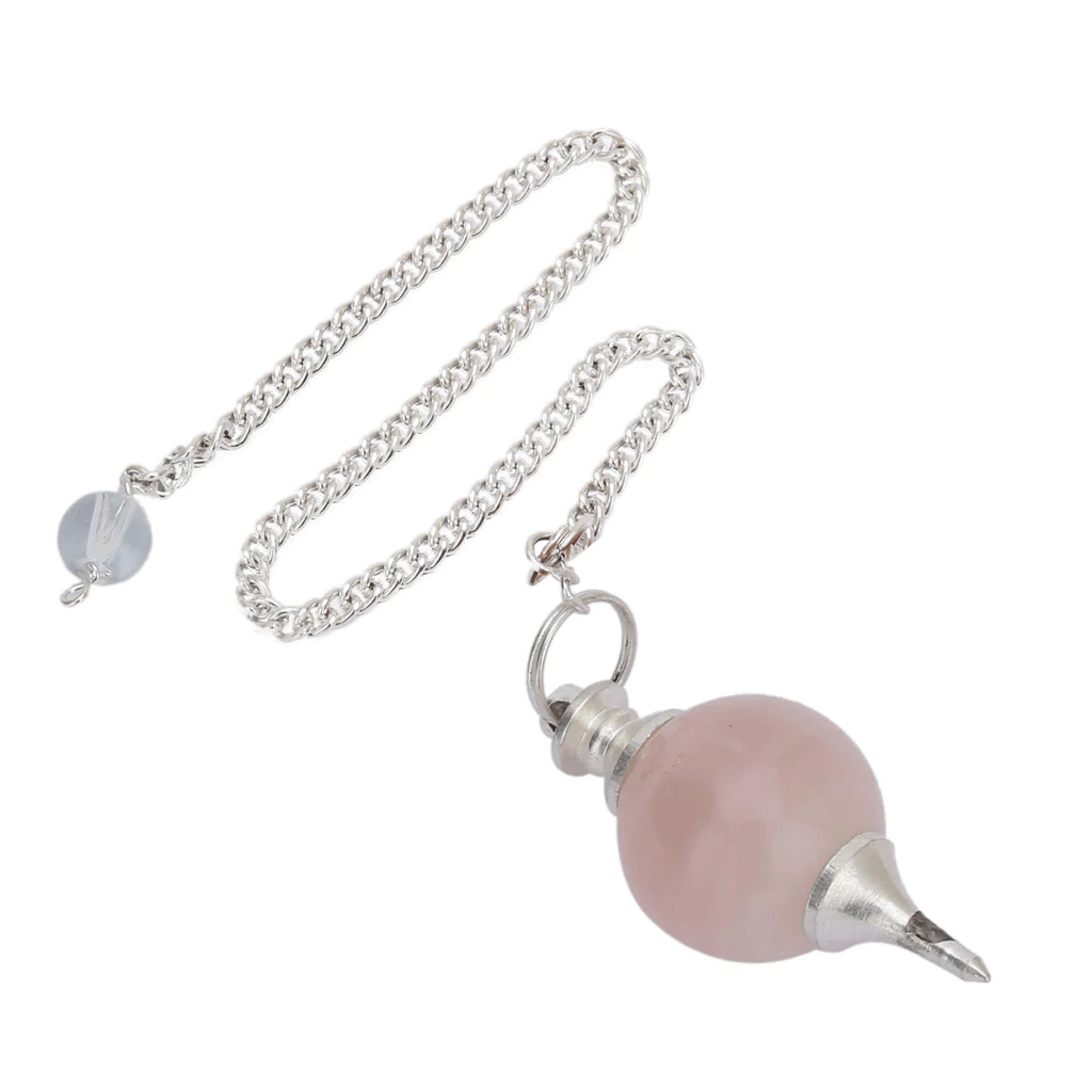 Rose Quartz Ball Pendulum