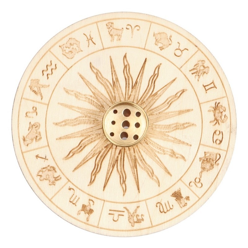 Astrological Wooden Incense Plate - Image 4