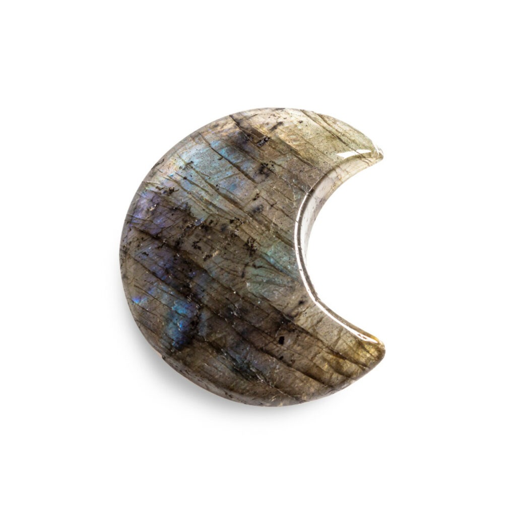 Labradorite Crescent Moon