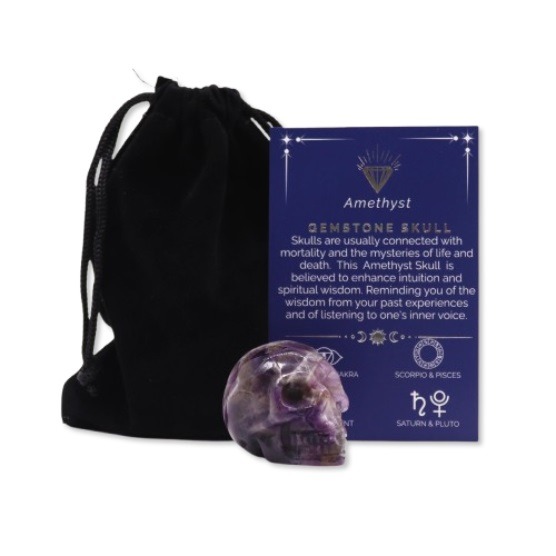 Amethyst Skull