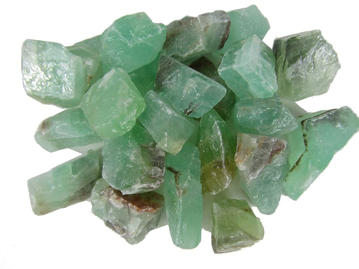 Green Calcite Raw Stone