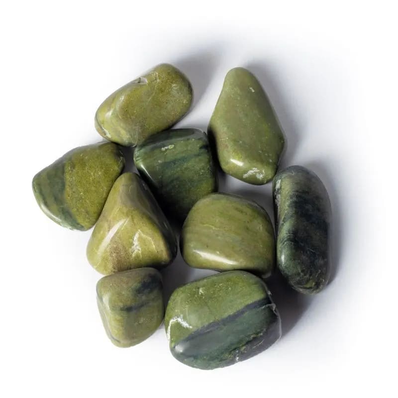 Green Jasper Tumbled Stone (Large)