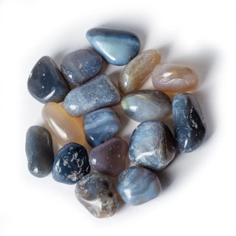 Grey Agate Tumbled Stone (Large)