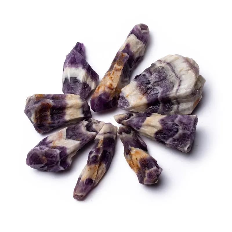 Chevron Amethyst Teeth