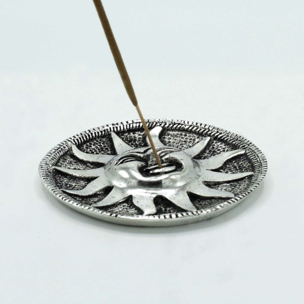 Sun Aluminium Incense Plate - Image 2