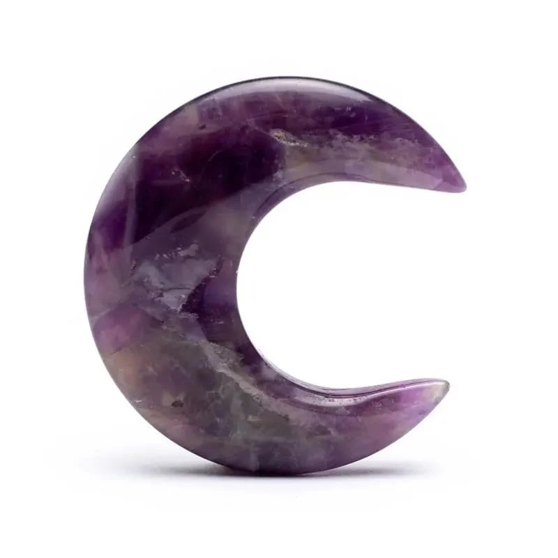Amethyst Crescent Moon