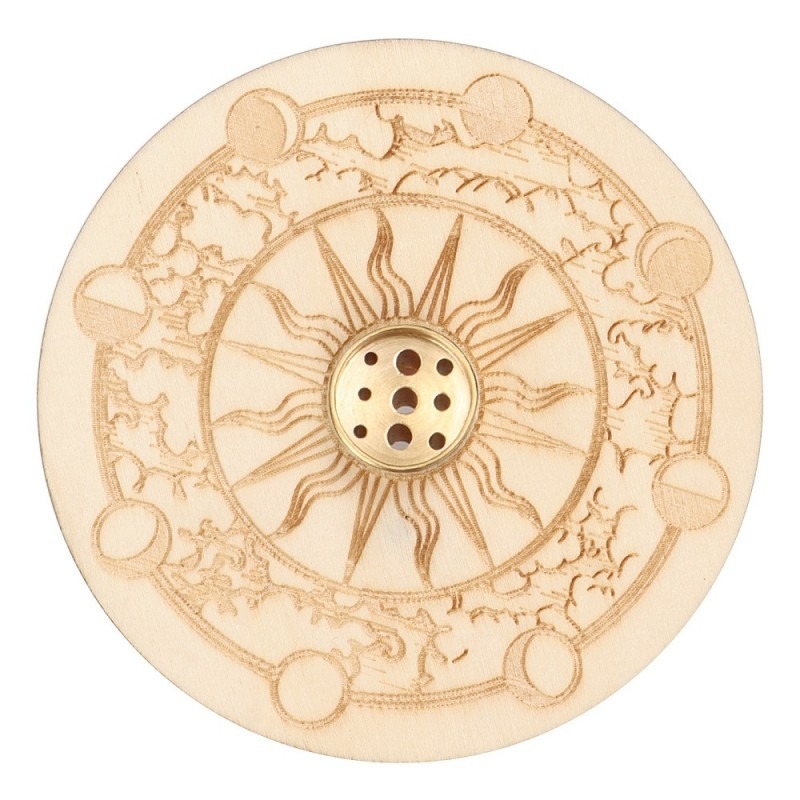 Astrological Wooden Incense Plate - Image 5