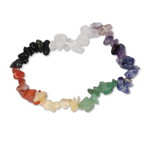 Chakra Chipped Bracelet