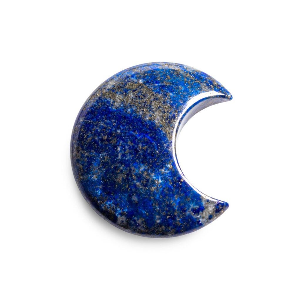 Lapis Lazuli Crescent Moon