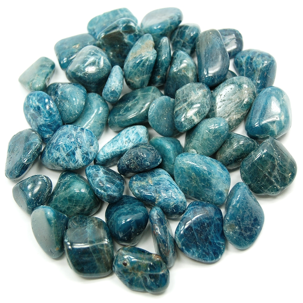 Blue Apatite Tumbled Stone