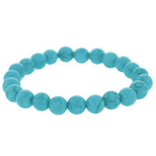 Blue Howlite Round Bracelet