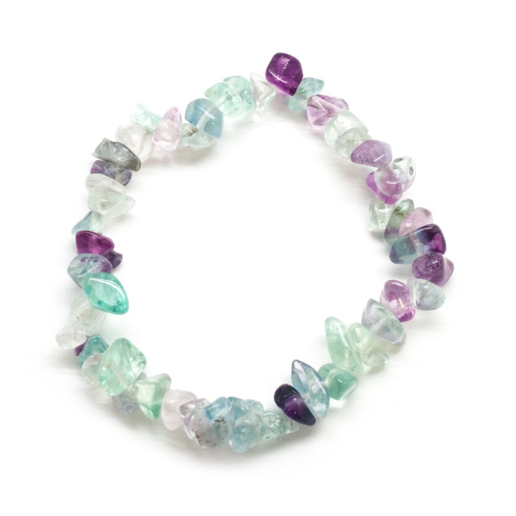 Fluorite Chipped Bracelet