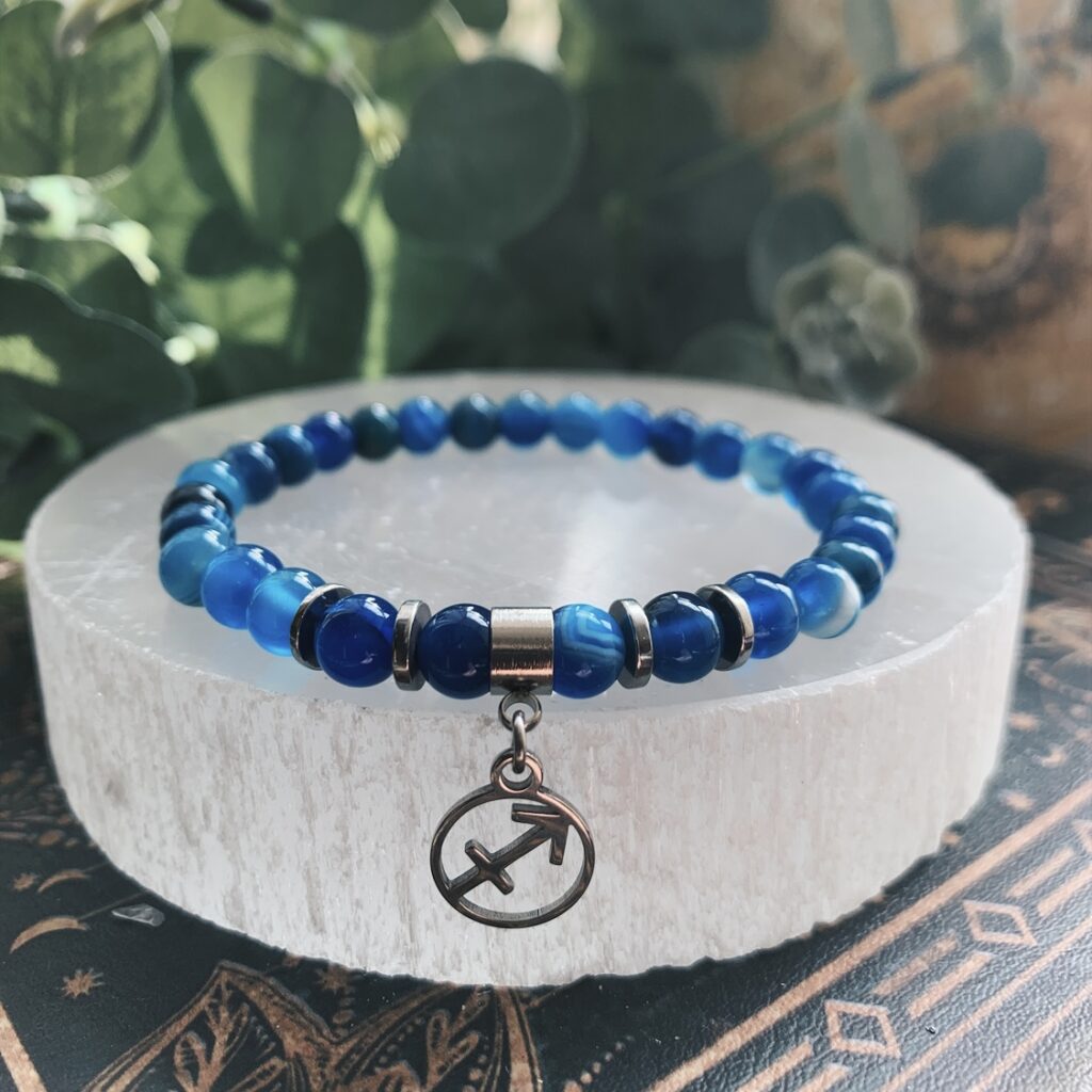 Sagittarius – Zodiac Charm Crystal Bracelet