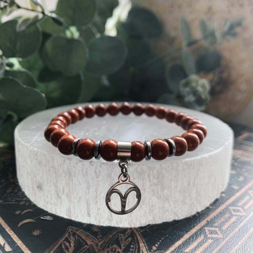 Aries – Zodiac Charm Crystal Bracelet