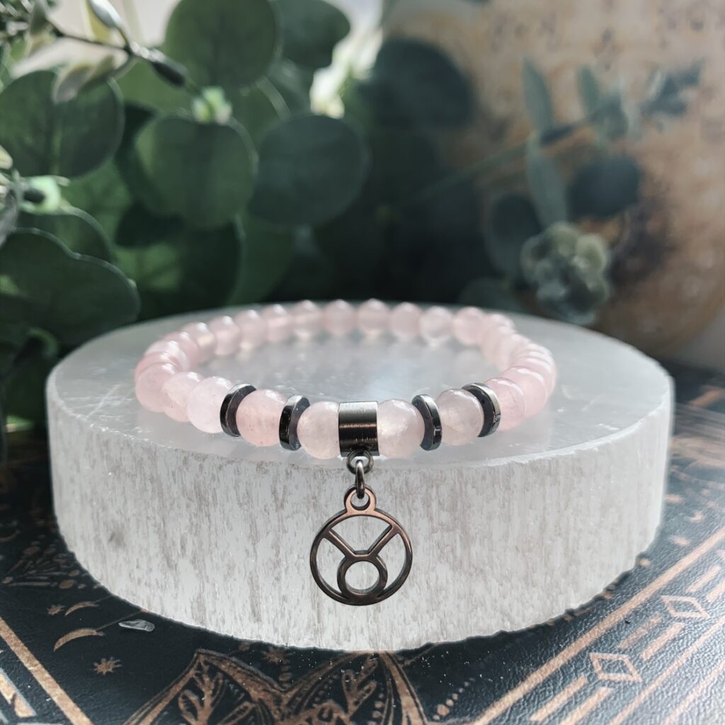 Taurus – Zodiac Charm Crystal Bracelet