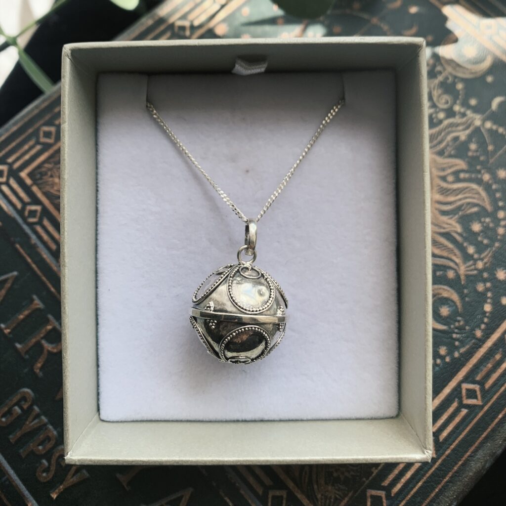 Angel Bell Pendant (Sterling Silver) - Image 2