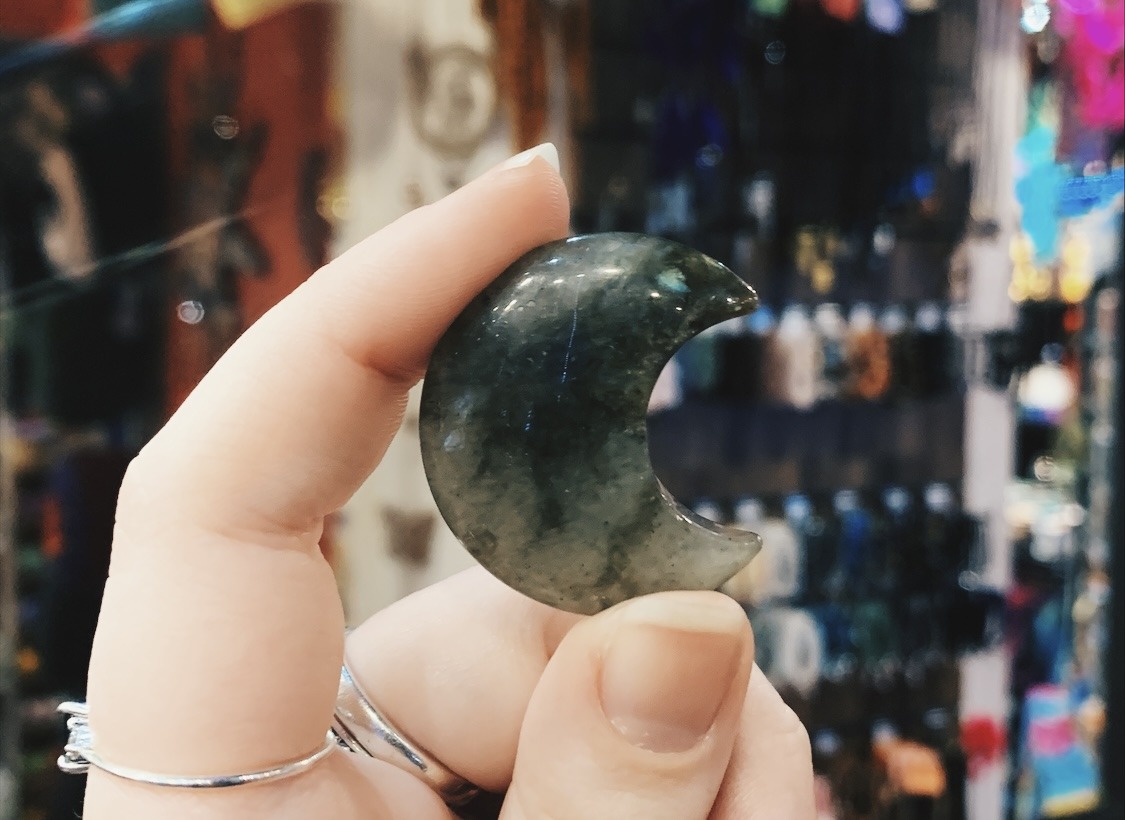 Labradorite Crescent Moon - Image 2