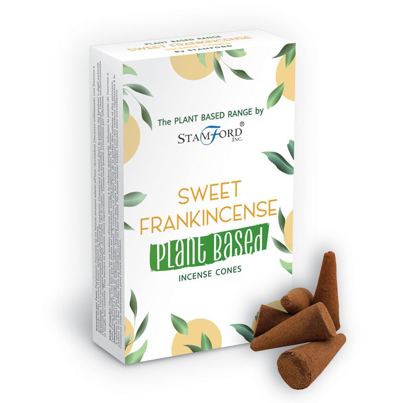 Sweet Frankincense Stamford Plant-Based Incense Cones