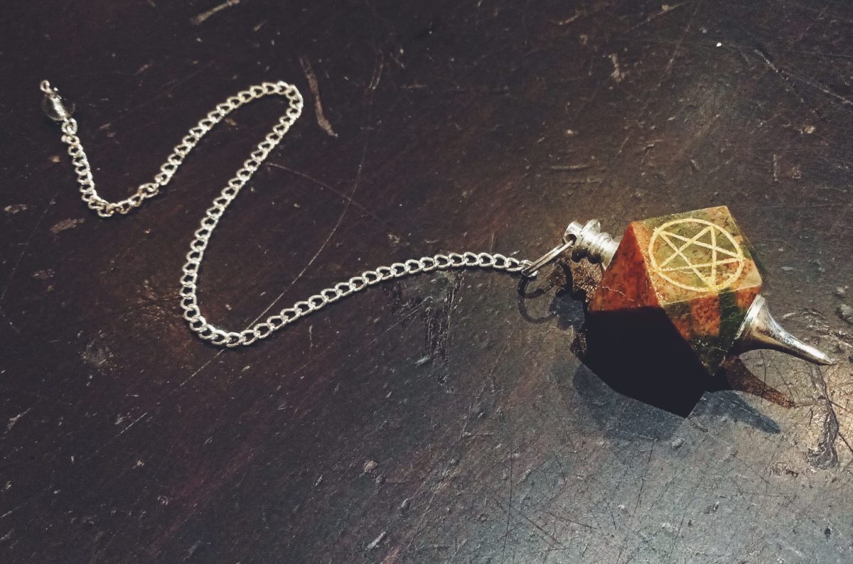 Unakite Engraved Pendulum - Image 2