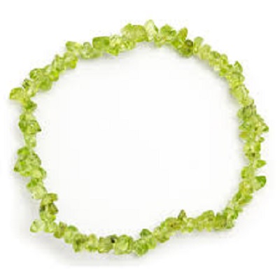 Peridot Chipped Bracelet
