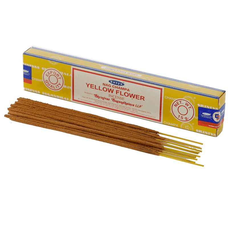 Yellow Flower Satya Incense