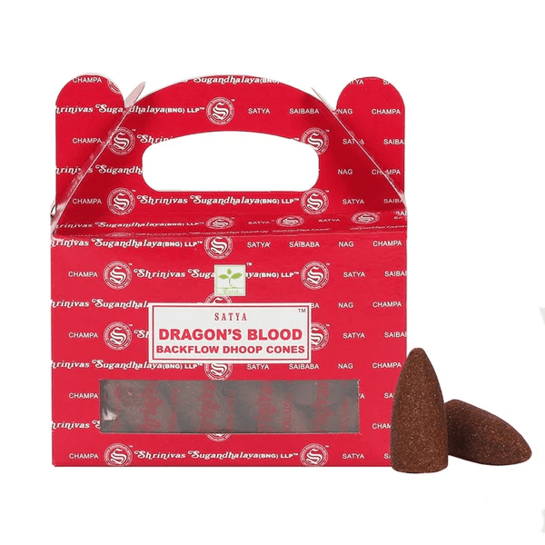 Dragon's Blood Satya Incense Cones – Backflow
