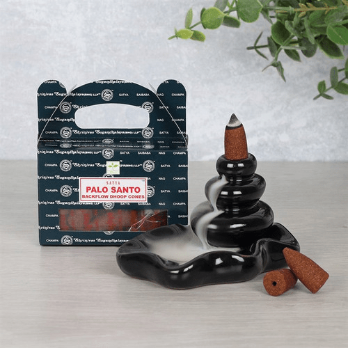 Palo Santo Satya Incense Cones – Backflow - Image 2